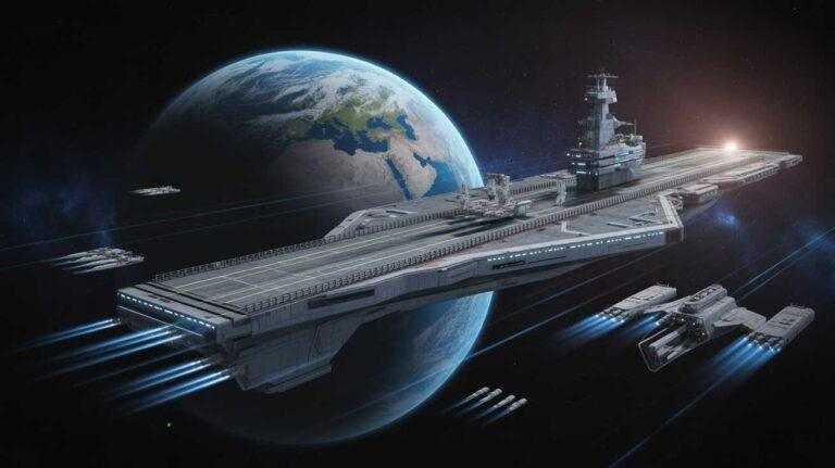 Space Force Orbital Warship Carrier
