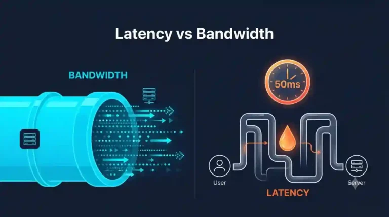what is latency vs bandwidth